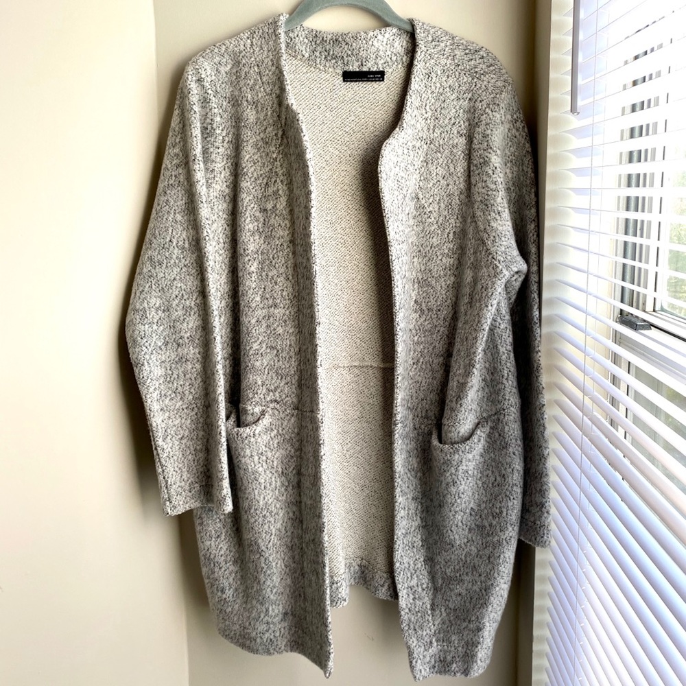 Zara Lightweight “Coatigan”/Plush Coat